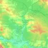 Topografische kaart 92436, hoogte, reliëf
