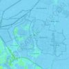 Topografische kaart Landsmeer, hoogte, reliëf