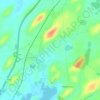 Topografische kaart Drummanneen, hoogte, reliëf
