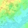 Topografische kaart Sztabin, hoogte, reliëf