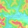 Topografische kaart Tynda, hoogte, reliëf