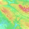Topografische kaart Selas, hoogte, reliëf