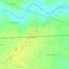 Topografische kaart Nowe, hoogte, reliëf