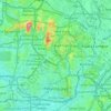 Topografische kaart Petaling Jaya, hoogte, reliëf