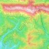 Topografische kaart Taipana, hoogte, reliëf