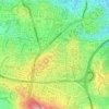Topografische kaart Jatingaleh, hoogte, reliëf