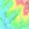 Topografische kaart Banho e Carvalhosa, hoogte, reliëf