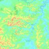 Topografische kaart Anchayaku, hoogte, reliëf