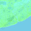 Topografische kaart Kwigillingok, hoogte, reliëf