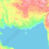 Topografische kaart Naujaat, hoogte, reliëf