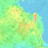 Topografische kaart Plymouth, hoogte, reliëf