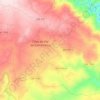 Topografische kaart Sanfins, hoogte, reliëf