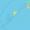 Topografische kaart Anambas Islands, hoogte, reliëf