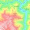 Topografische kaart Salcahuasi, hoogte, reliëf