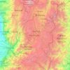 Topografische kaart Chimborazo, hoogte, reliëf