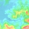 Topografische kaart Quintas da Jangada 2ª Seção, hoogte, reliëf
