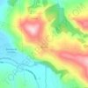 Topografische kaart Abionzo, hoogte, reliëf