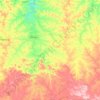 Topografische kaart Ibiaçá, hoogte, reliëf
