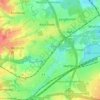 Topografische kaart 44379, hoogte, reliëf