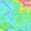 Topografische kaart Iturralde, hoogte, reliëf