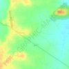 Topografische kaart Dhana, hoogte, reliëf