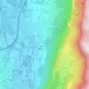Topografische kaart Méry, hoogte, reliëf