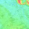 Topografische kaart Land van Cuijk, hoogte, reliëf