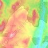 Topografische kaart Ragihalli, hoogte, reliëf