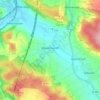 Topografische kaart Opperhausen, hoogte, reliëf
