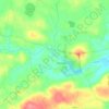 Topografische kaart Doneraile, hoogte, reliëf