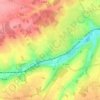 Topografische kaart Rai, hoogte, reliëf