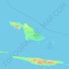 Topografische kaart Biak Kota, hoogte, reliëf