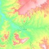 Topografische kaart Curimatá, hoogte, reliëf