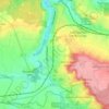 Topografische kaart 78640, hoogte, reliëf