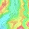 Topografische kaart Bonstetten, hoogte, reliëf