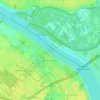 Topografische kaart Graurheindorf, hoogte, reliëf