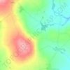 Topografische kaart Ballylusk, hoogte, reliëf