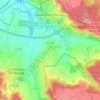 Topografische kaart Jouars-Pontchartrain, hoogte, reliëf