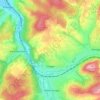 Topografische kaart Singen, hoogte, reliëf