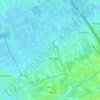 Topografische kaart Blesdijke, hoogte, reliëf
