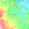 Topografische kaart Pradejón, hoogte, reliëf