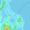 Topografische kaart Kailua, hoogte, reliëf