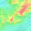Topografische kaart Anzegem, hoogte, reliëf