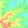 Topografische kaart Maleniska, hoogte, reliëf