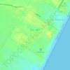 Topografische kaart Mar Azul, hoogte, reliëf