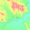 Topografische kaart Сумон Хову-Аксы, hoogte, reliëf