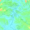 Topografische kaart Estrela, hoogte, reliëf
