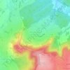 Topografische kaart Weilen unter den Rinnen, hoogte, reliëf