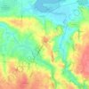 Topografische kaart Plouider, hoogte, reliëf