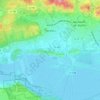 Topografische kaart Paradou, hoogte, reliëf